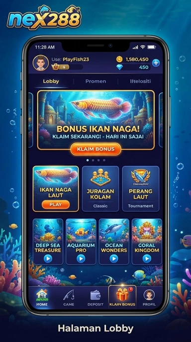 Tampilan halaman detail aplikasi di nex288.